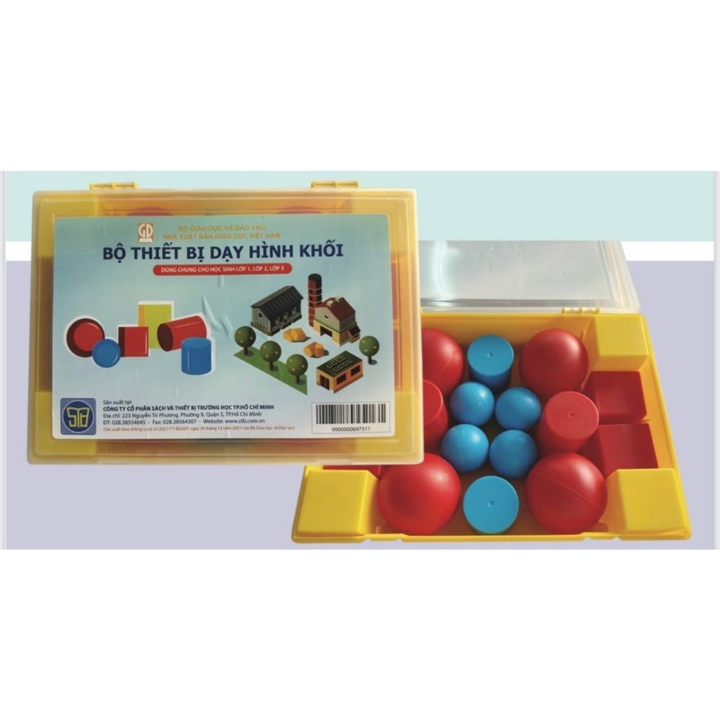 Bộ Thiết Bị Dạy Hình Khối (Dùng Cho Học Sinh Lớp 1, Lớp 2, Lớp 3) - NXB Giáo Dục