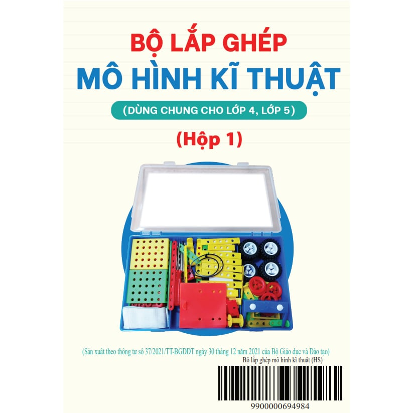 Bộ Lắp Ghép Mô Hình Kĩ Thuật (Dùng Chung Cho Lớp 4, Lớp 5) (Hộp 1) - NXB Giáo Dục