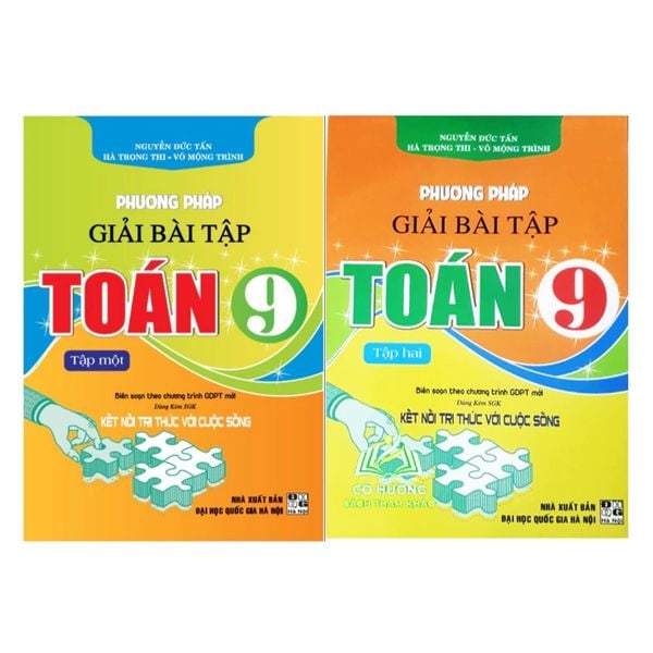  Combo 2 Cuốn Phương Pháp Giải Bài Tập Toán 9 Tập 1 + 2 (Dùng Kèm SGK Kết Nối Tri Thức Với Cuộc Sống) - Nguyễn Đức Tấn 