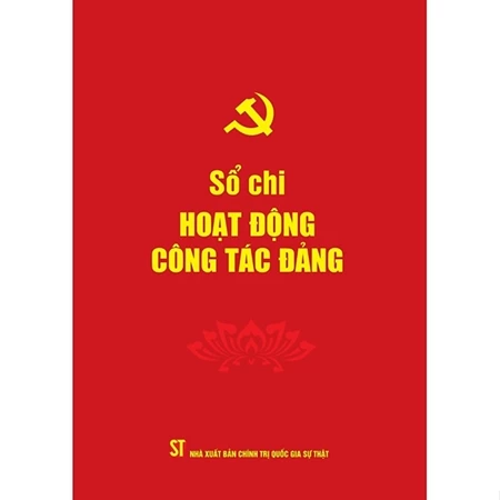 Sổ Chi Hoạt Động Công Tác Đảng - NXB Chính Trị Quốc Gia