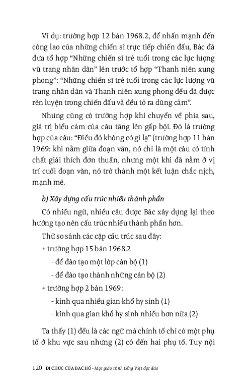 Di Sản Hồ Chí Minh - Di Chúc Của Bác Hồ - Một Giáo Trình Tiếng Việt Độc Đáo - Dương Thành Truyền