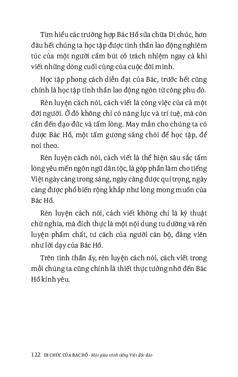 Di Sản Hồ Chí Minh - Di Chúc Của Bác Hồ - Một Giáo Trình Tiếng Việt Độc Đáo - Dương Thành Truyền