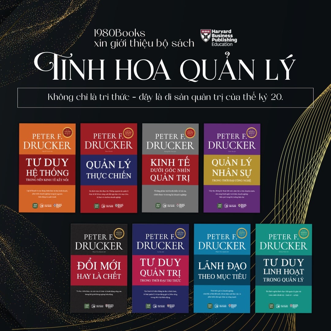 Bộ Sách 8 Cuốn Kinh Điển Của Peter Drucker - Tinh Hoa Quản Lý Hiện Đại