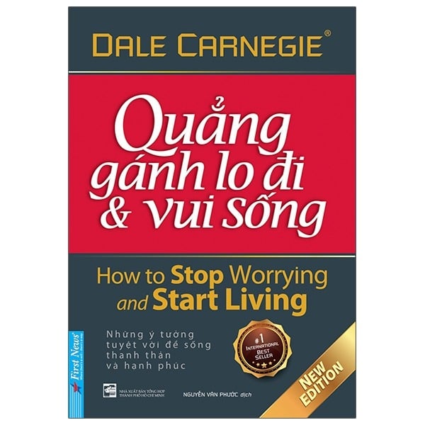 { Trưng Bày } Quẳng Gánh Lo Đi & Vui Sống - Bìa Mềm - Dale Carnegie