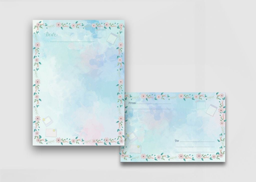 Combo Giấy Viết Thư Sương Tím (5b/ Xấp)