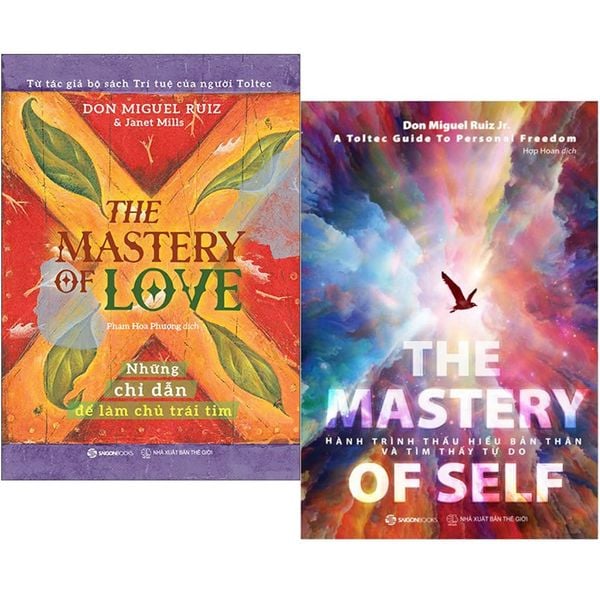  Combo 2 Quyển The Mastery Of Self - Hành Trình Thấu Hiểu Bản Thân Và Tìm Thấy Tự Do + The Mastery Of Love - Những Chỉ Dẫn Để Làm Chủ Trái Tim 