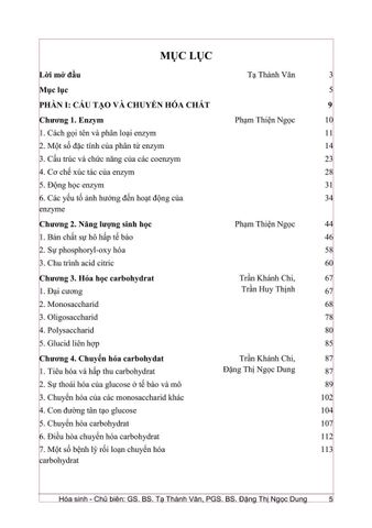  Hóa Sinh (Đào Tạo Bác Sĩ Y Khoa) - ĐH Y Hà Nội 