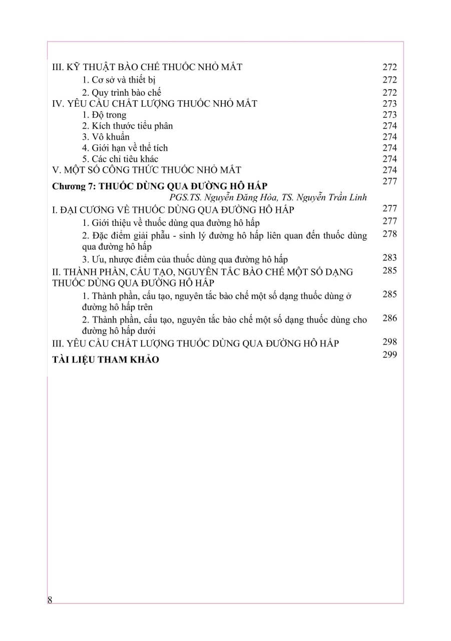 Bào Chế Và Sinh Dược Học Tập 1 - ĐH Dược Hà Nội