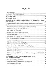 Đánh Giá Và Quản Lý Nguy Cơ Sức Khỏe Môi Trường - PGS.TS. Trần Thị Tuyết Hạnh