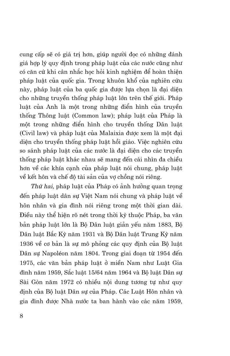 Kết Hôn Và Chế Độ Tài Sản Của Vợ Chồng Trong Pháp Luật Một Số Nước Và Kinh Nghiệm Cho Việc Hoàn Thiện Pháp Luật Việt Nam - TS. Bùi Minh Hồng (Chủ Biên)