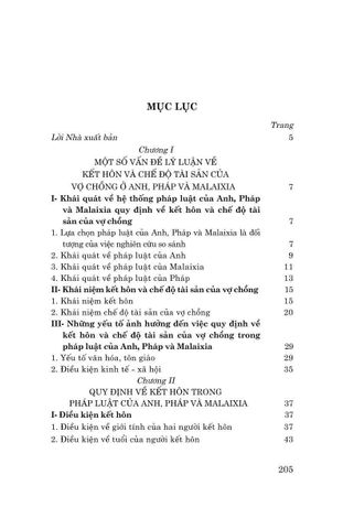 Kết Hôn Và Chế Độ Tài Sản Của Vợ Chồng Trong Pháp Luật Một Số Nước Và Kinh Nghiệm Cho Việc Hoàn Thiện Pháp Luật Việt Nam - TS. Bùi Minh Hồng (Chủ Biên) 