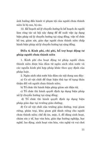  Luật Tư Pháp Người Chưa Thành Niên Năm 2024 (Sửa Đổi, Bổ Sung Năm 2025) - Quốc hội 