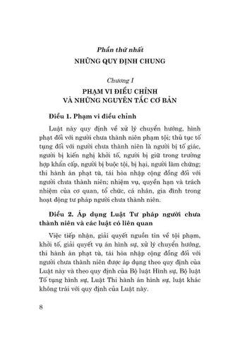 Luật Tư Pháp Người Chưa Thành Niên Năm 2024 (Sửa Đổi, Bổ Sung Năm 2025) - Quốc hội 