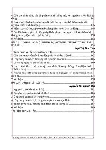  Những Vấn Đề Cơ Bản Của Hóa Sinh Y Học (Giáo Trình Đào Tạo Sau Đại Học) - GS.BS. Tạ Thành Văn 