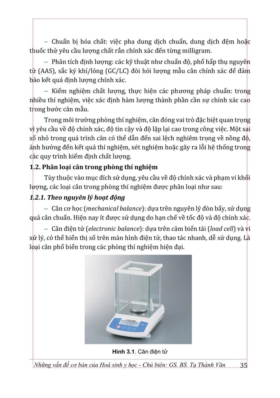 Những Vấn Đề Cơ Bản Của Hóa Sinh Y Học (Giáo Trình Đào Tạo Sau Đại Học) - GS.BS. Tạ Thành Văn