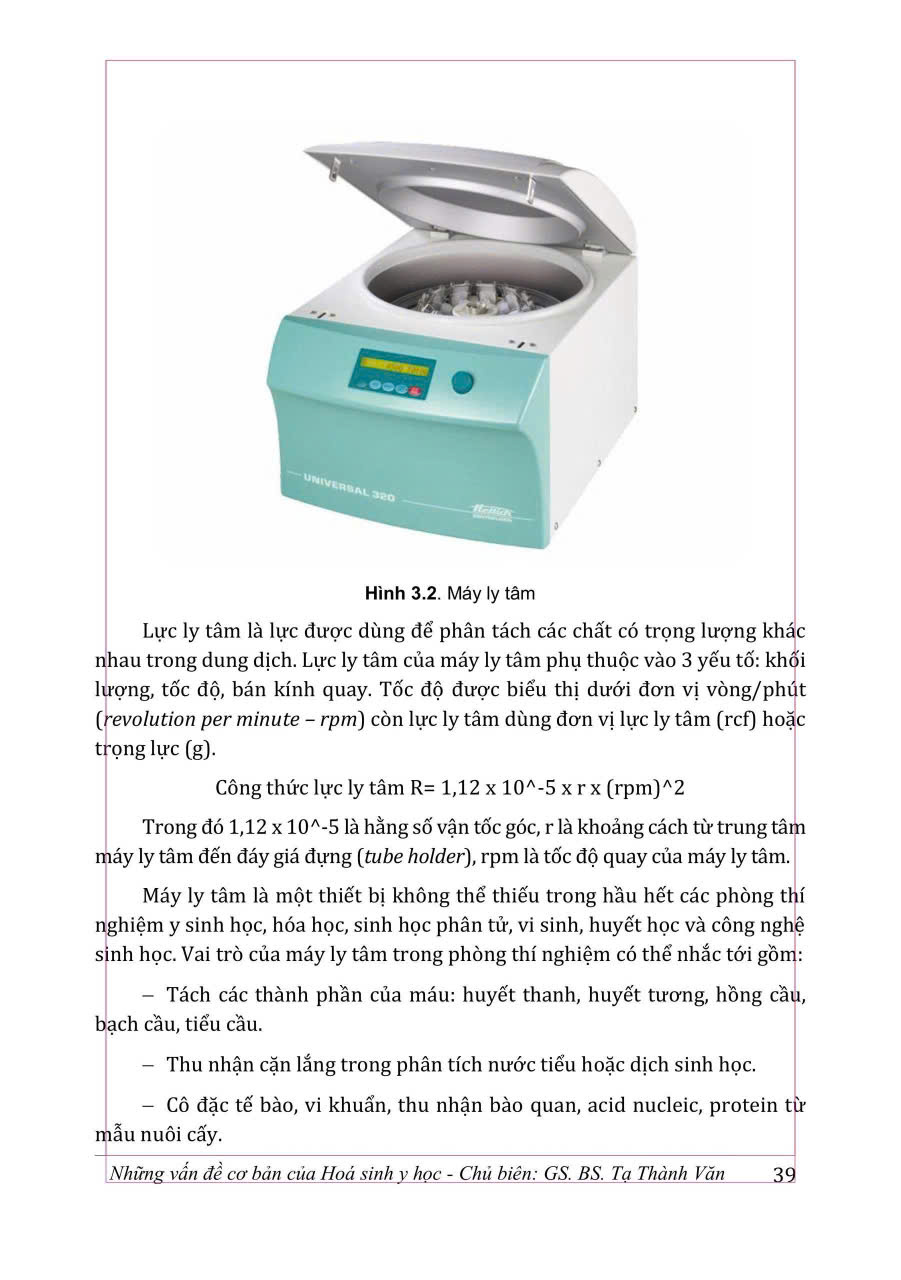 Những Vấn Đề Cơ Bản Của Hóa Sinh Y Học (Giáo Trình Đào Tạo Sau Đại Học) - GS.BS. Tạ Thành Văn