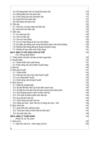  Sinh Lý Y Học - Sách Đào Tạo Bác Sĩ Đa Khoa - GS.TS. Phạm Thị Minh Đức 