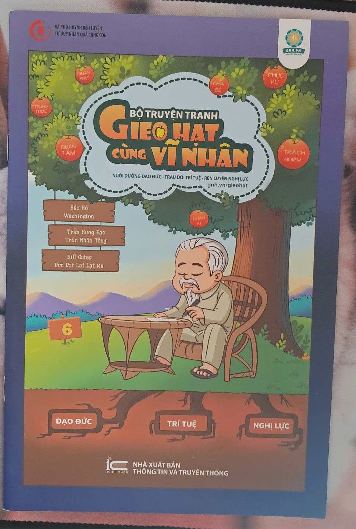 Bộ Truyện Tranh Gieo Hạt Cùng Vĩ Nhân - Cty TNHH GD Giác Ngộ - Cộng đồng Sống Tử Tế