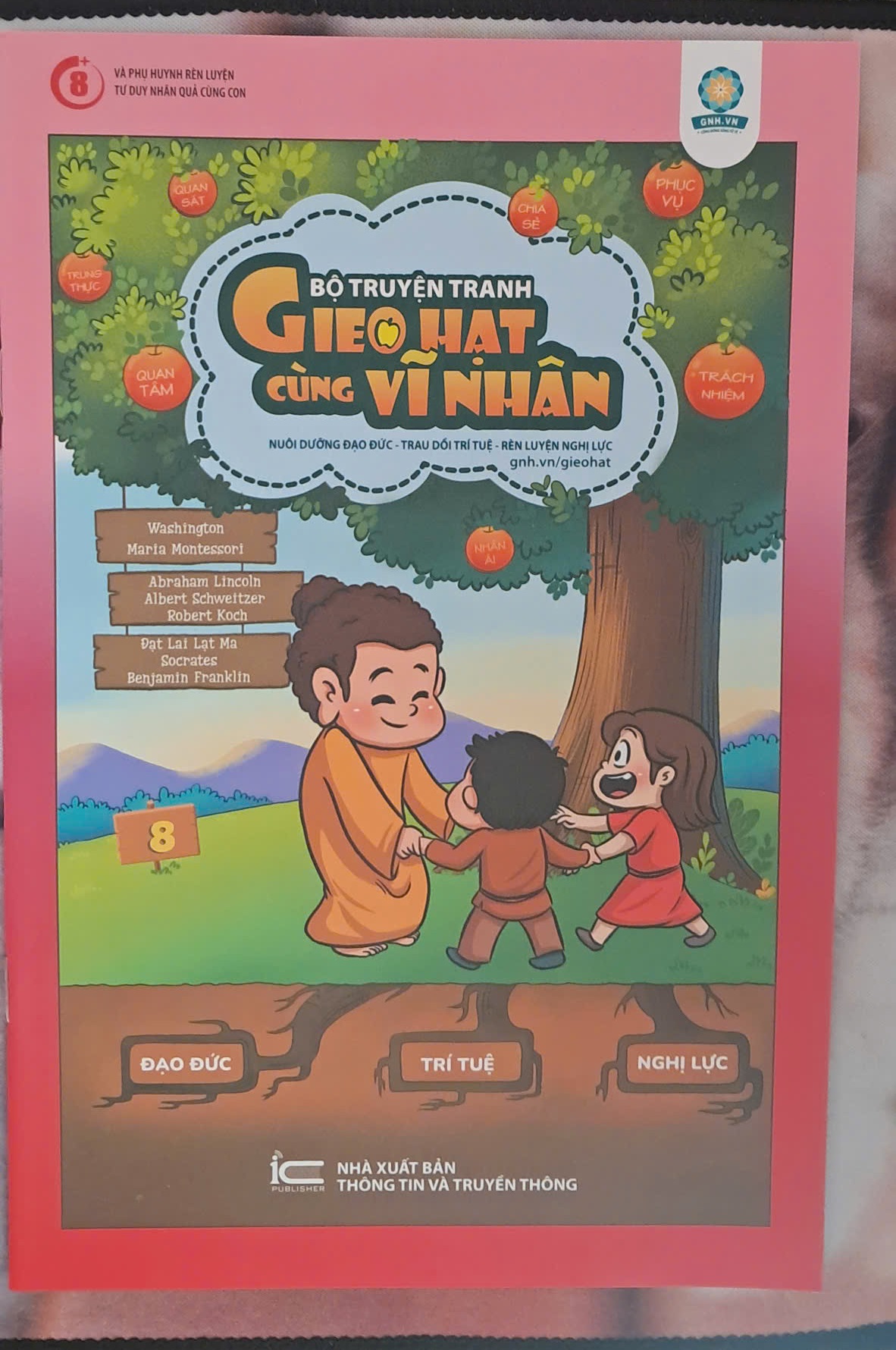 Bộ Truyện Tranh Gieo Hạt Cùng Vĩ Nhân - Cty TNHH GD Giác Ngộ - Cộng đồng Sống Tử Tế