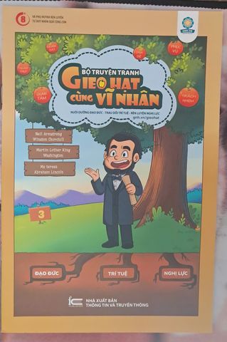  Bộ Truyện Tranh Gieo Hạt Cùng Vĩ Nhân - Cty TNHH GD Giác Ngộ - Cộng đồng Sống Tử Tế 