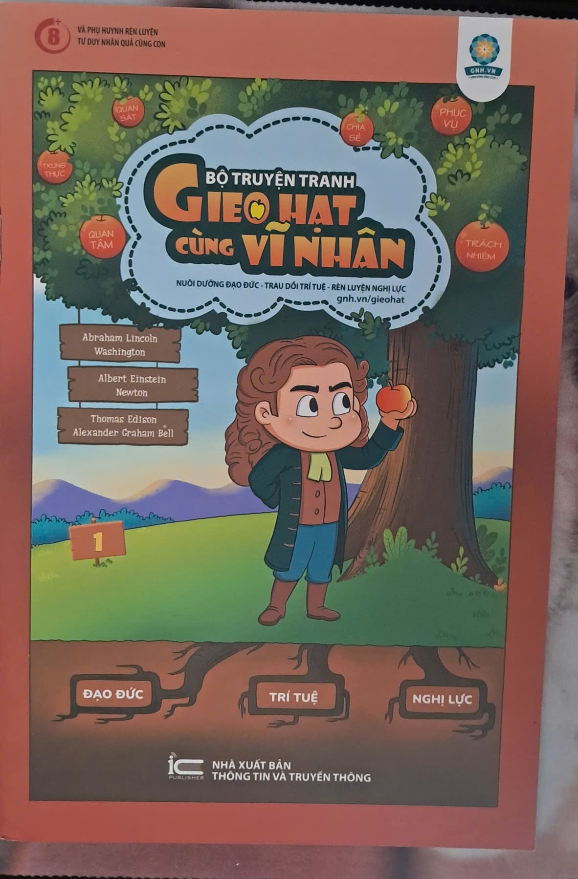 Bộ Truyện Tranh Gieo Hạt Cùng Vĩ Nhân - Cty TNHH GD Giác Ngộ - Cộng đồng Sống Tử Tế