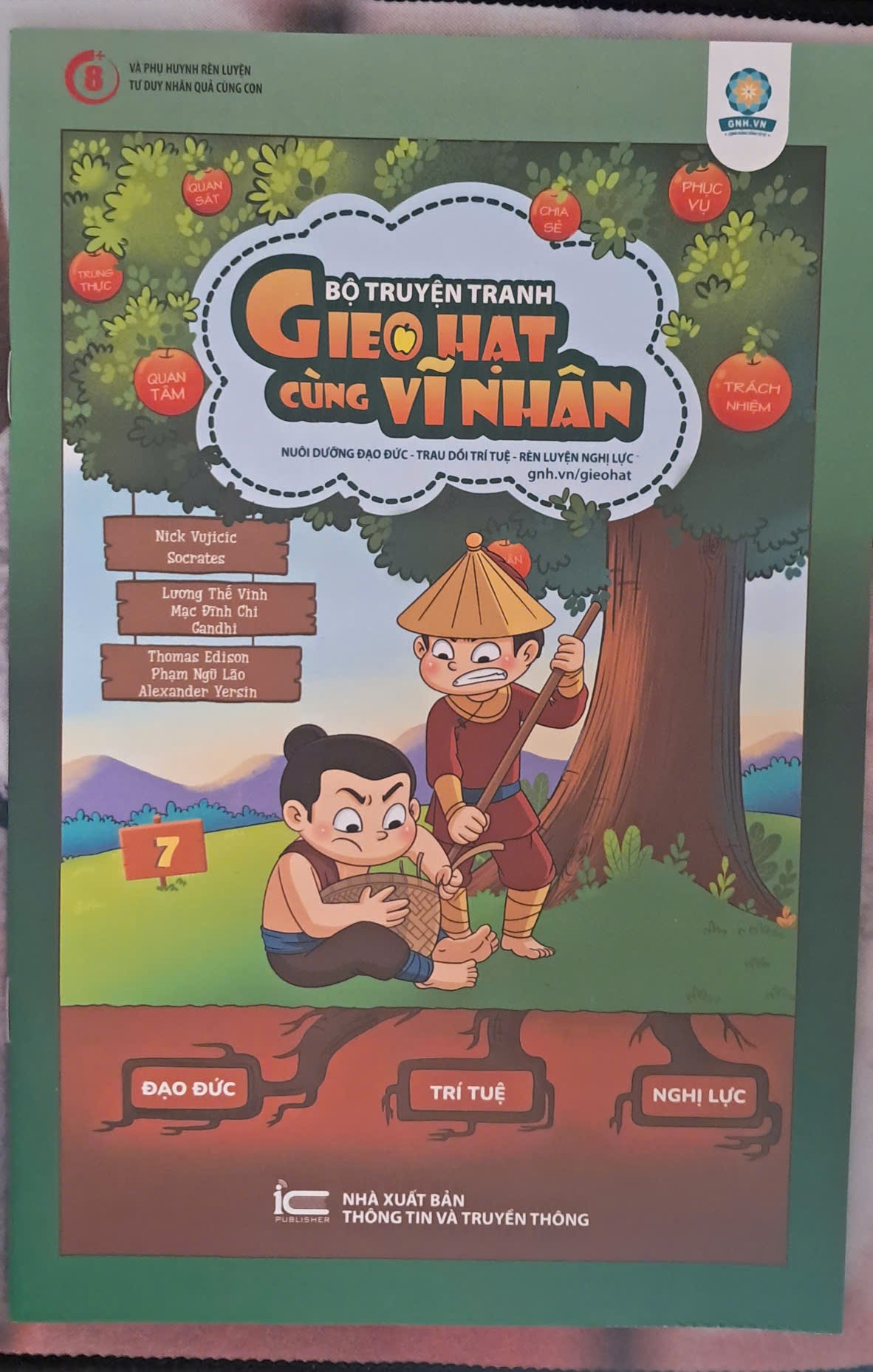 Bộ Truyện Tranh Gieo Hạt Cùng Vĩ Nhân - Cty TNHH GD Giác Ngộ - Cộng đồng Sống Tử Tế