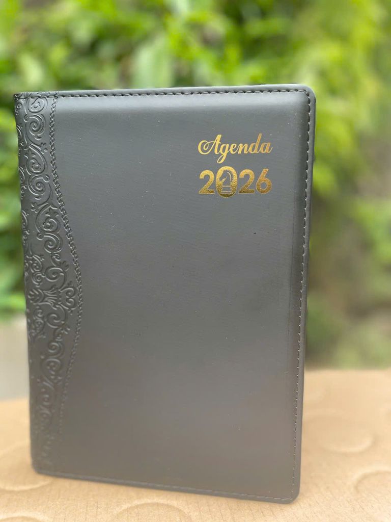  Sổ Tay Agenda 2026 Bìa Da Simili (14.5x20.5cm) 