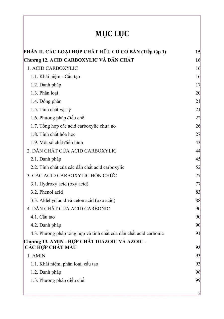 Hoá Hữu Cơ Tập 2 - PGS.TS. Đinh Thị Thanh Hải, PGS.TS.Vũ Trần Anh