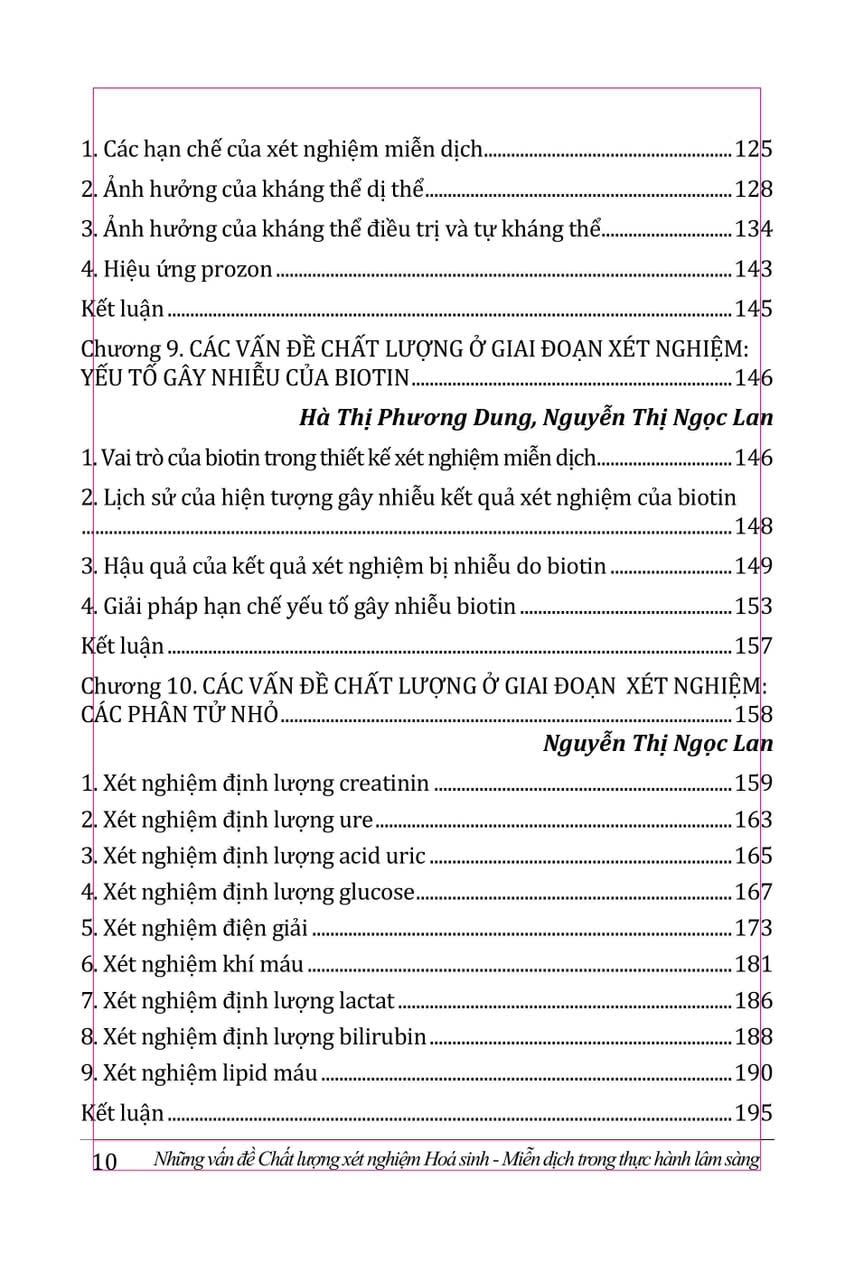 Những Vấn Đề Chất Lượng Xét Nghiệm Hoá Sinh - Miễn Dịch Trong Thực Hành Lâm Sàng - PGS.TS.BS. Nguyễn Thị Ngọc Lan
