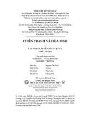Chiến Tranh Và Hòa Bình Trọn Bộ 2 Tập (Bìa Cứng) - Lev Nikolayevich Tolstoy