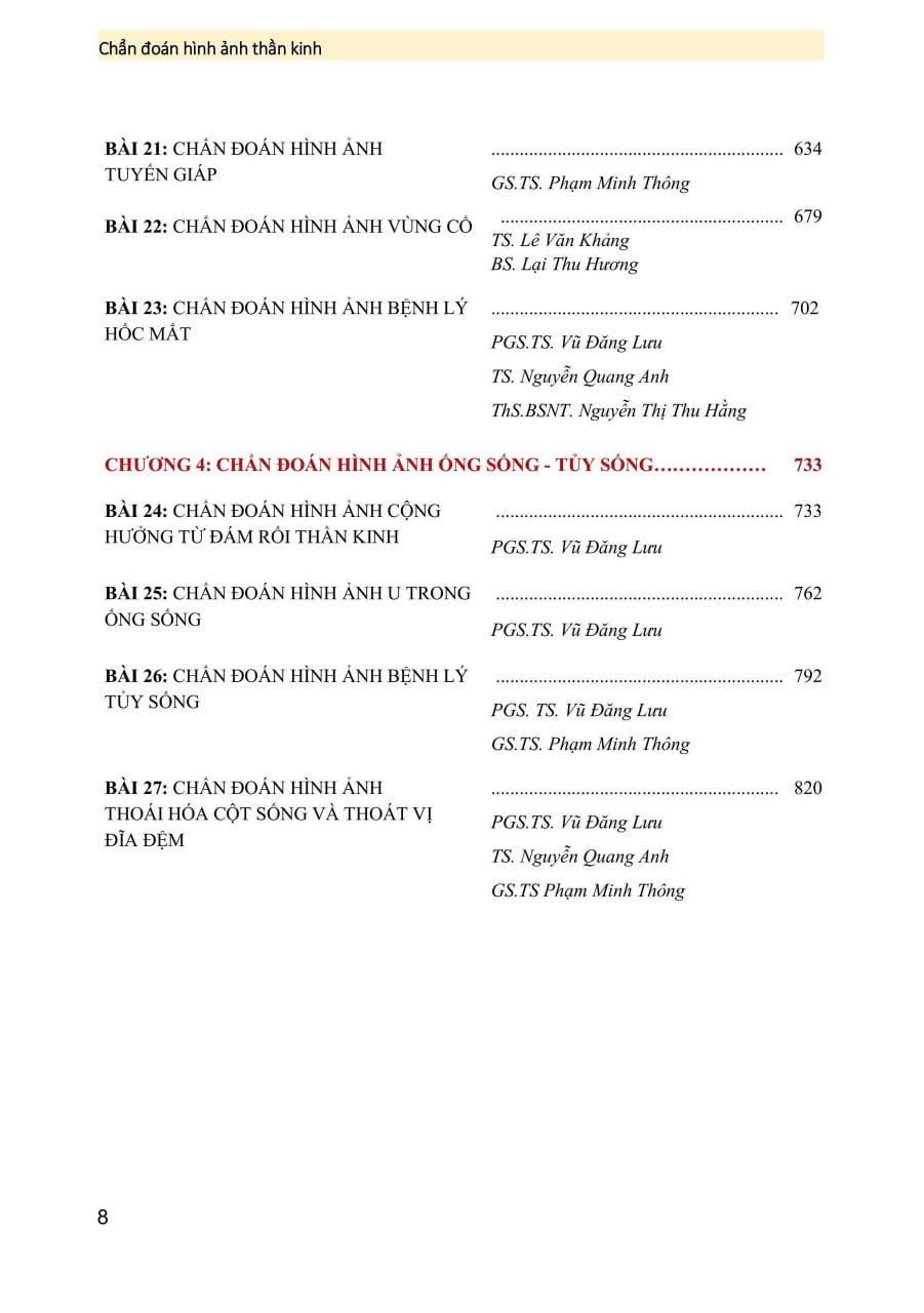 Chẩn Đoán Hình Ảnh Thần Kinh ( Giáo Trình Sau Đại Học ) - PGS.TS Vũ Đăng Lưu