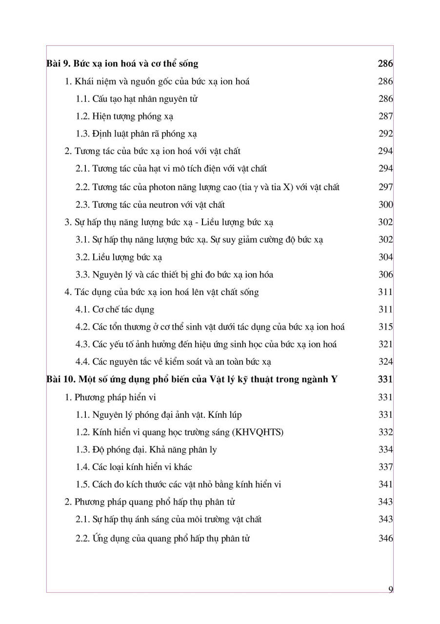 Vật Lý Lý Sinh Y Học - PGS.TSKH. Phan Sỹ An, PGS.TS. Nguyễn Văn Thiện