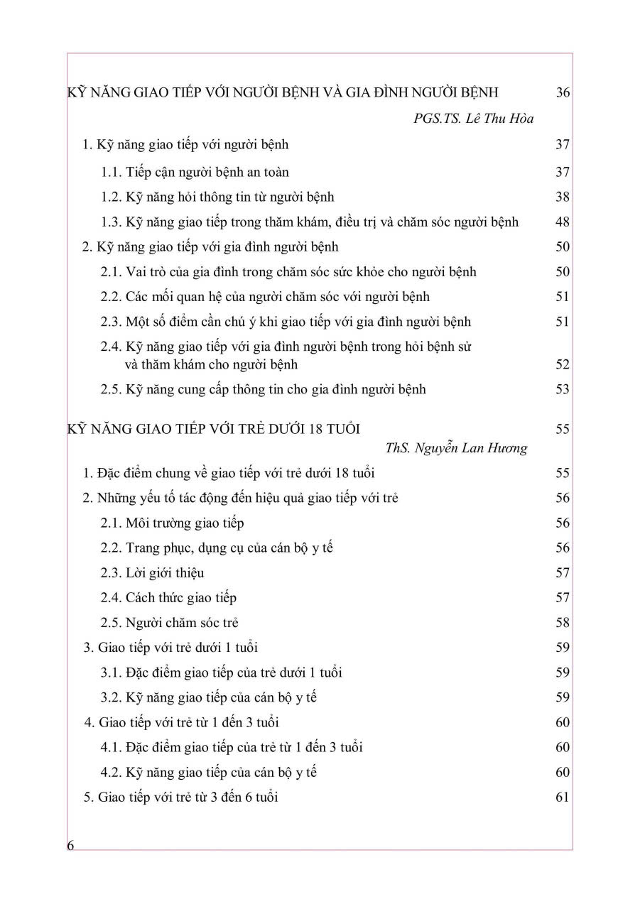 Giáo Trình Kỹ Năng Giao Tiếp Dành Cho Cán Bộ Y Tế - ĐH Y Hà Nội