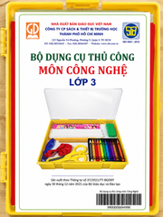 Bộ Dụng Cụ Thủ Công Môn Công Nghệ - Lớp 3 - NXB Giáo Dục