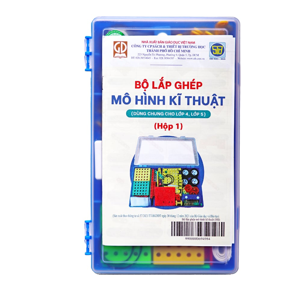 Bộ Lắp Ghép Mô Hình Kĩ Thuật (Dùng Chung Cho Lớp 4, Lớp 5) (Hộp 1) - NXB Giáo Dục