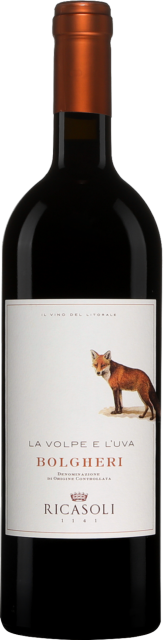 Ricasoli, La Volpe e l'Uva, Vino Del Litorale, Bolgheri DOC