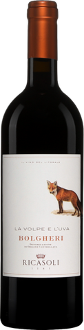 Ricasoli, La Volpe e l'Uva, Vino Del Litorale, Bolgheri DOC