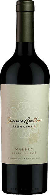 Susana Balbo Signature, Malbec, San Carlos, Uco Valley (95% Malbec, 5% Petit Verdot)