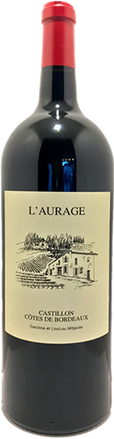 Domaine L'Aurage, Castillon Cotes de Bordeaux, Magnum 1.5L (Caroline & Loulou Mitjavile)