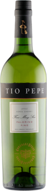 Gonzalez Byass, Tio Pepe Jerez Fino Muy Seco, Palomino,15% Alc, Jerez DO