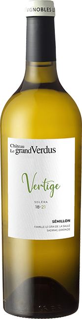 Chateau Le Grand Verdus, Vertige, Bordeaux (Semillon)