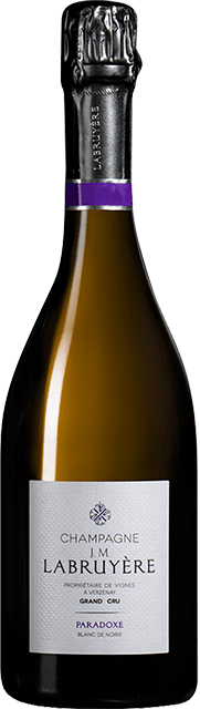 Champagne JM Labruyere, Paradoxe, Blanc de Noirs, Grand Cru