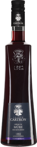 Joseph Cartron, Creme de Mures des Roncieres, 70cl (Wild blackberry)