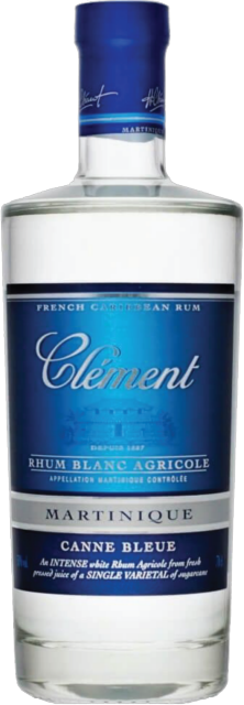 Clement, Canne Bleue, Rhum Blanc Agricole, Martinique, 5cl