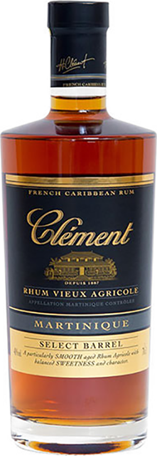 Clement, Select Barrel, Rhum Agricole Martinique, 5cl