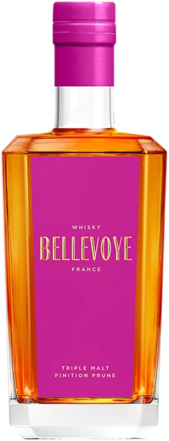 Bellevoye Prune, Blended Malt Whisky de France, Finition Prune, 70cl (les Bienheureux - Jean Moueix)