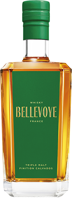 Bellevoye Green, Blended Malt Whisky de France, Finition Calvados, 70cl