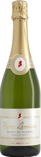 Pierre Larousse, Blanc de blancs Brut, Vin de France, 37.5cl