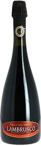 Villa Del Vento, Lambrusco Dolce Y Frizzante Sparkling, Reggiano DOC NV