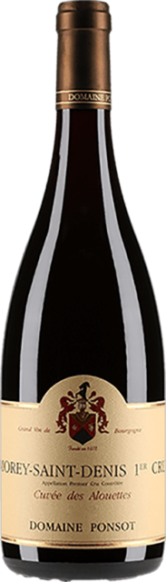 Domaine Ponsot, Cuvee des Alouettes, Morey Saint Denis 1st Cru 2016